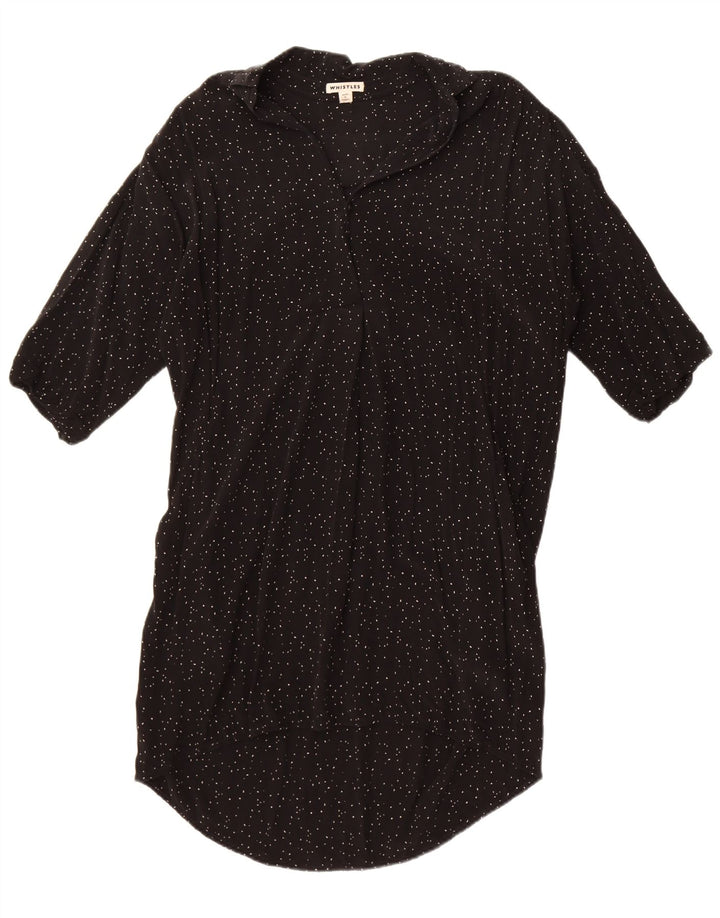 Женское платье-футляр оверсайз Whistles UK 14, средний черный в крапинку