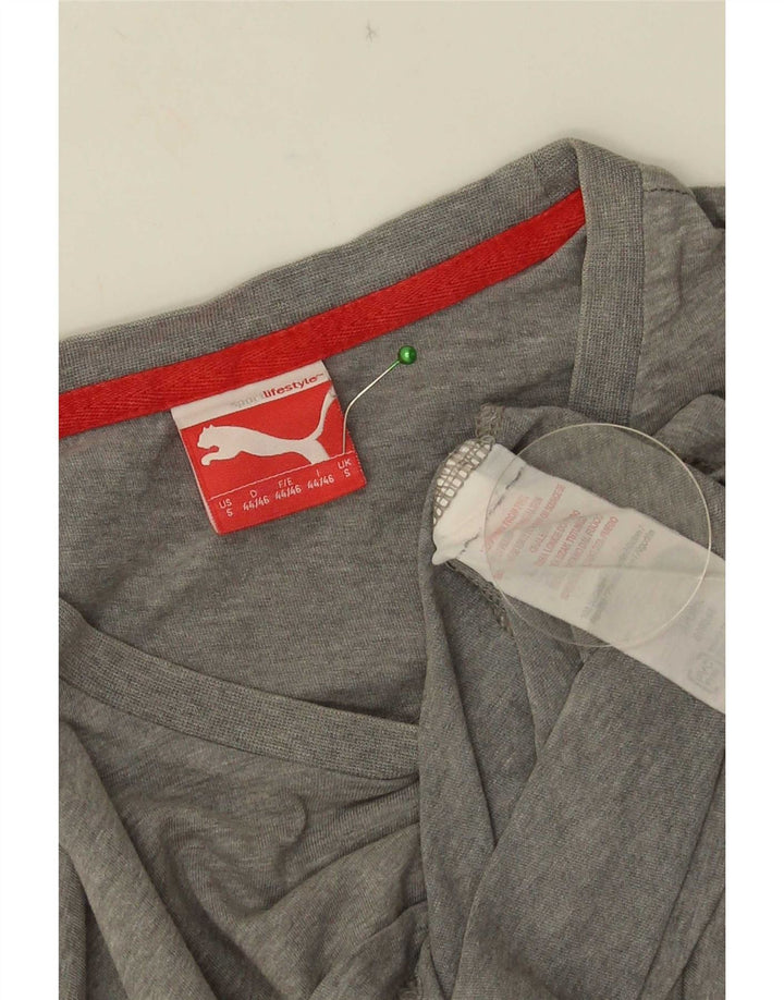 Мужская футболка Puma, маленький серый хлопок