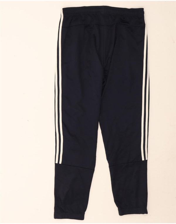 Adidas Mens Tracksuit Trousers Joggers Large  Navy Blue Polyester