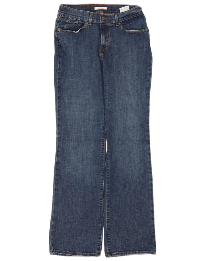 Женские классические джинсы Levi's Bootcut W28 L32, синие, хлопок