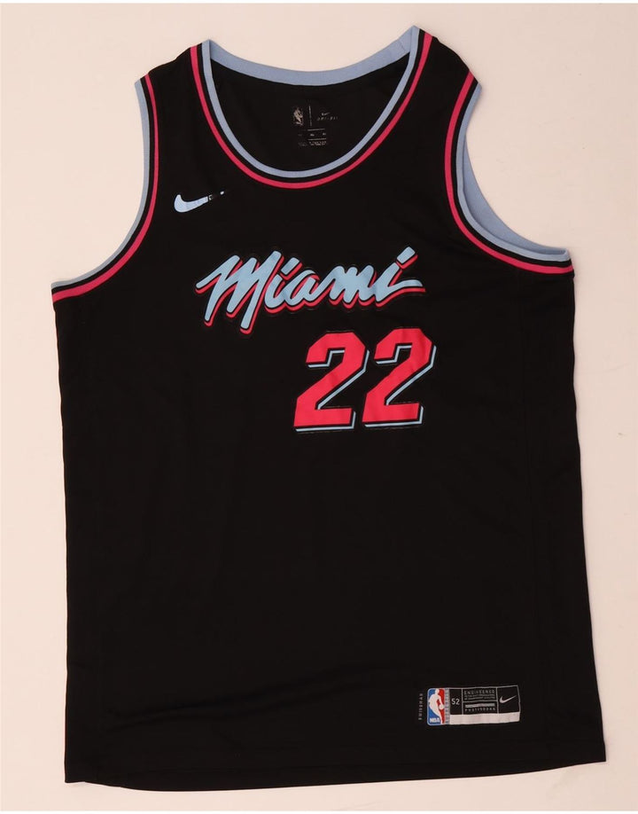 Мужская футболка Nike Miami с графикой Top XL из полиэстера в черную полоску