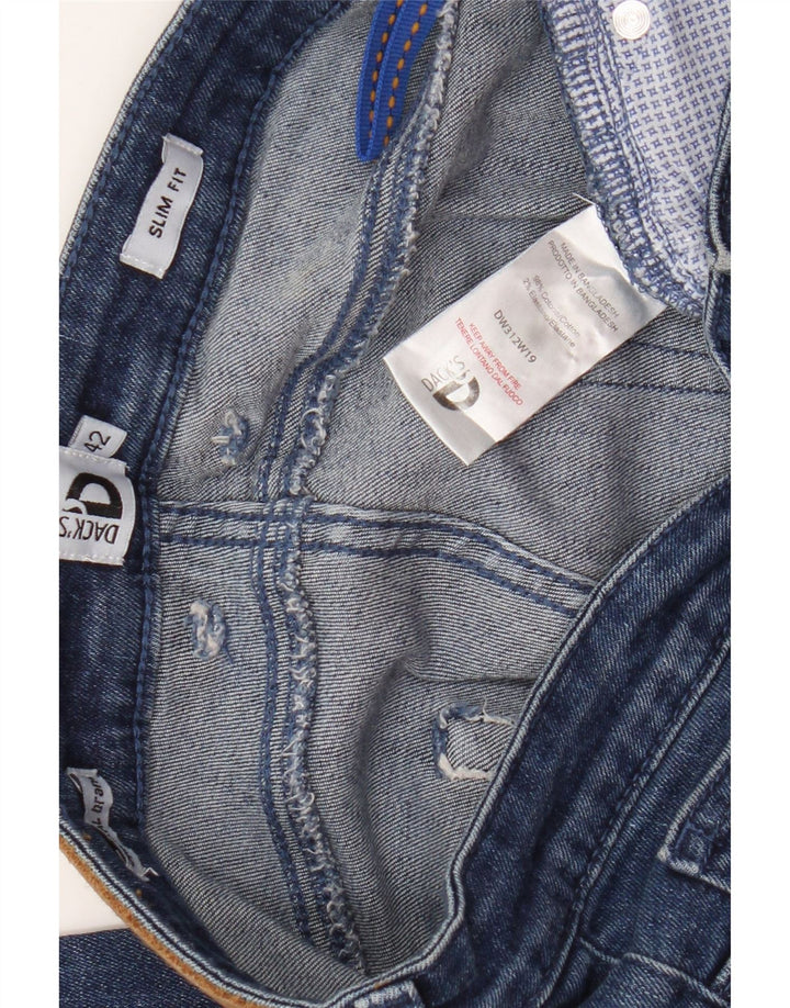 Женские узкие джинсы Dack's IT 42 Medium W30 L28 Синий хлопок