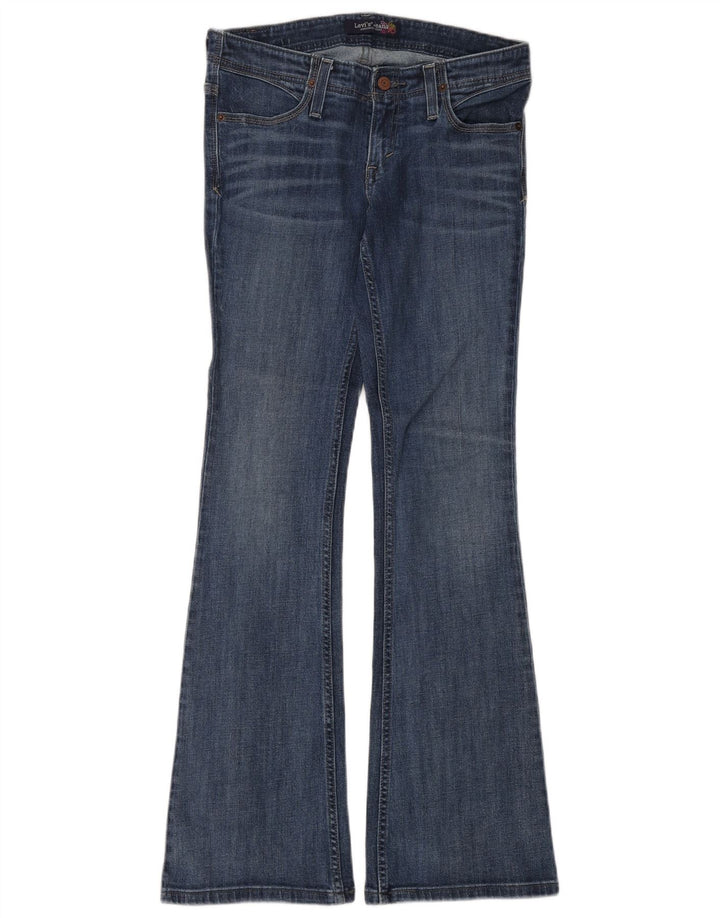 Женские расклешенные джинсы Levi's US 7 Medium W30 L34 Синий хлопок