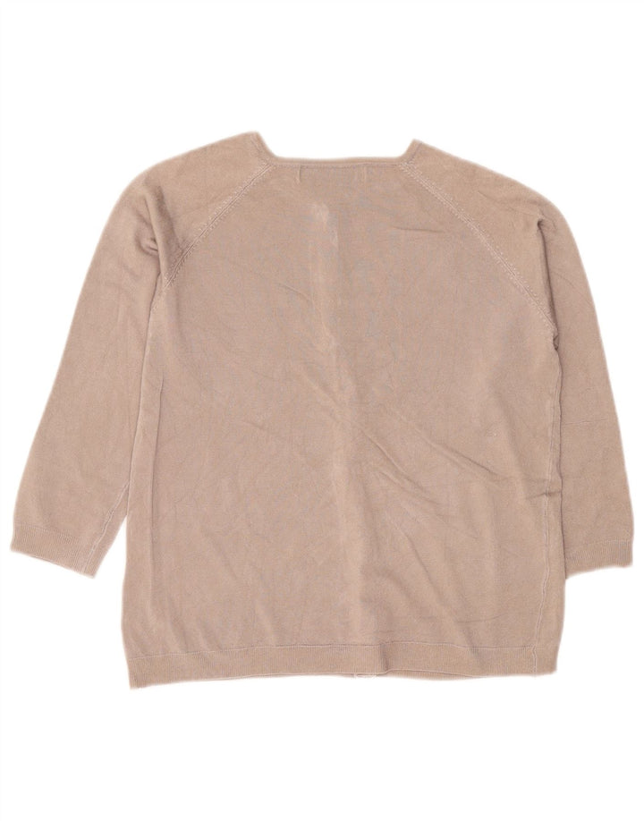 Женский кардиган Zara UK 14, большой серый вискоза