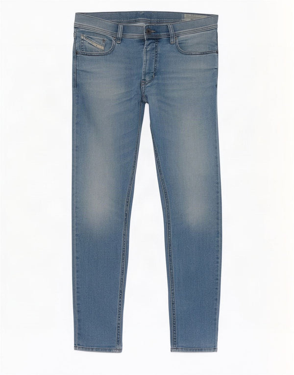 Мужские зауженные джинсы Diesel Tepphar Carrot W32 L30, синий хлопок