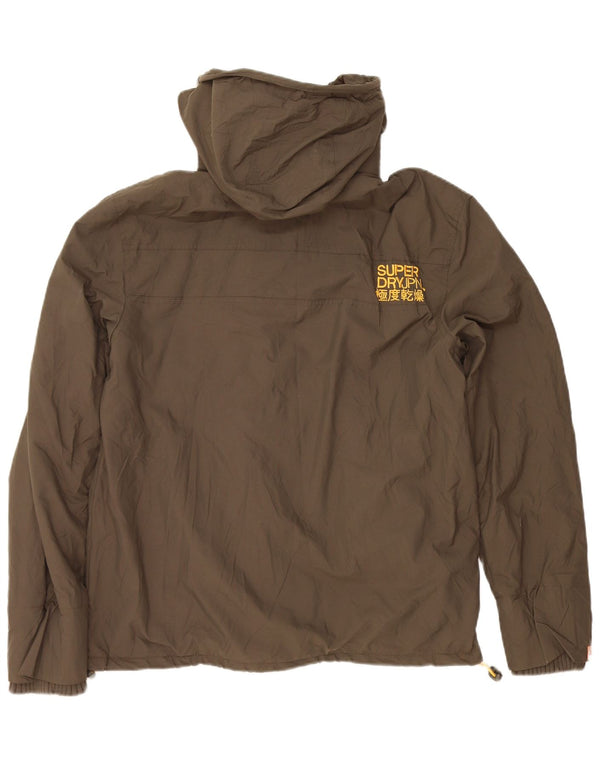 Мужская ветровка с рисунком Superdry The Windcheater UK 40, большой цвет хаки