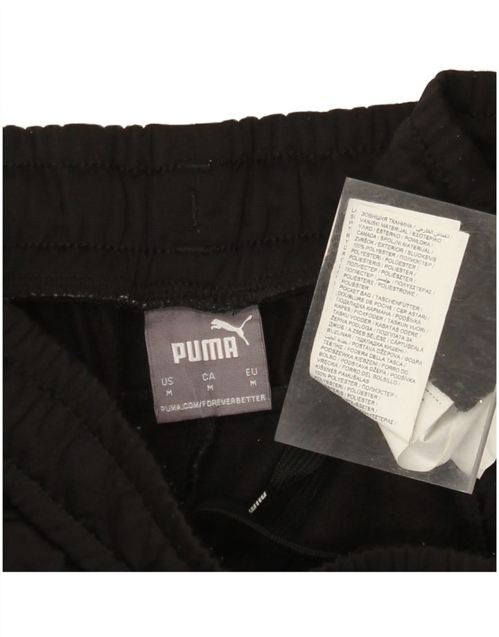 PUMA Mens Tracksuit Trousers Joggers Medium  Black Polyester