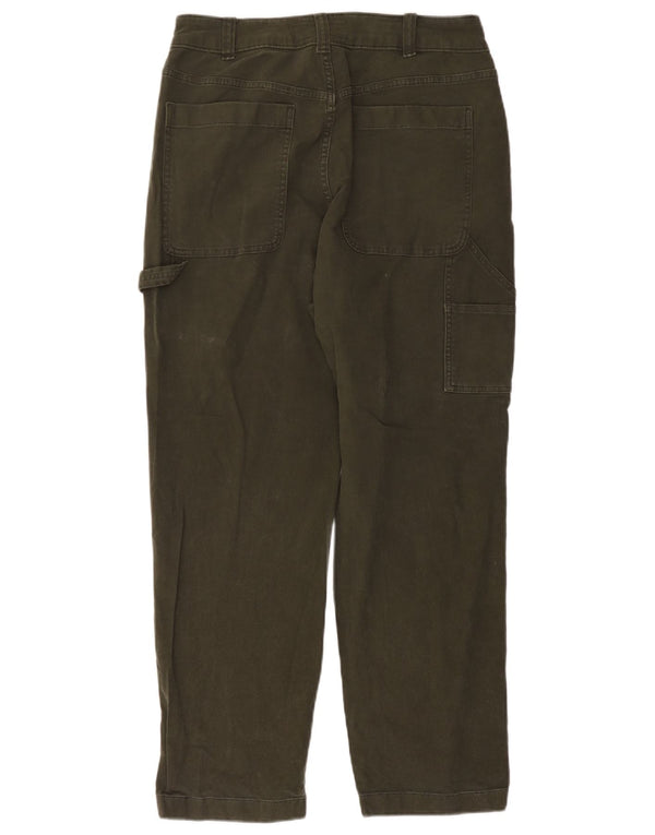 Мужские брюки-карго свободного покроя Abercrombie & Fitch W32 L32, зеленый хлопок