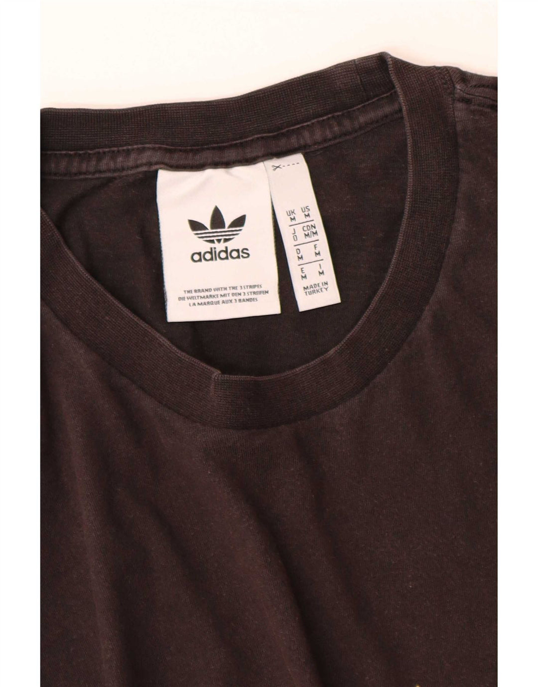Мужская футболка с рисунком Adidas Top Medium Black