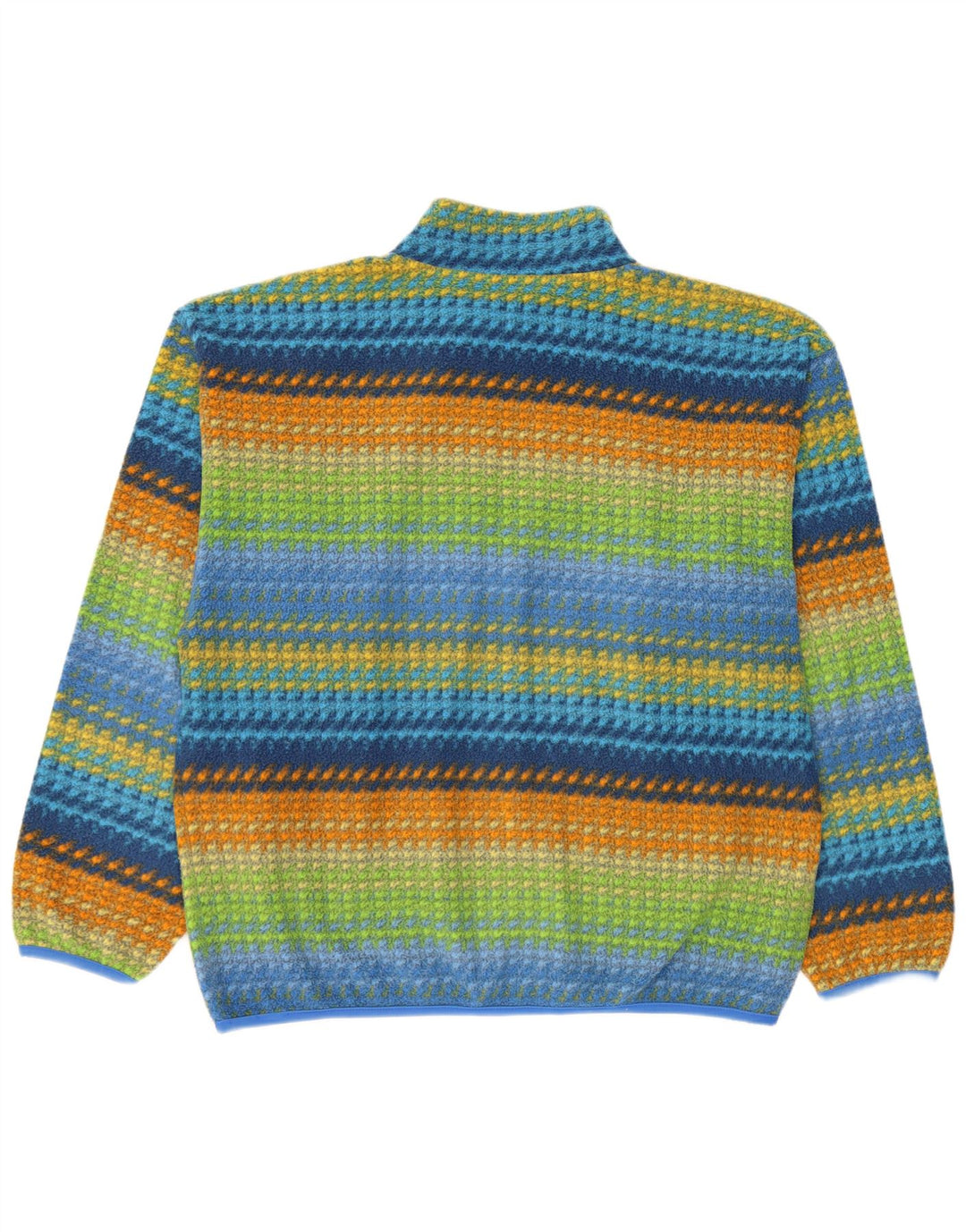 INVICTA Мужской флисовый джемпер с воротником на молнии, большой, в разноцветную полоску