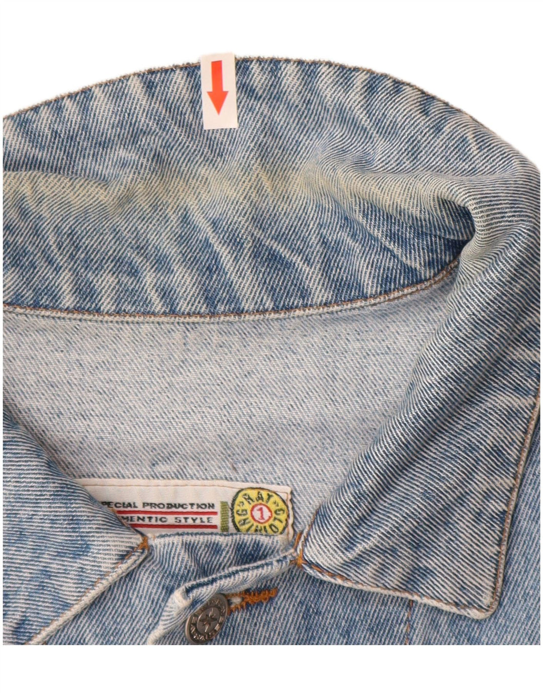 Мужская джинсовая куртка Raybest UK 42 XL, синяя, хлопок