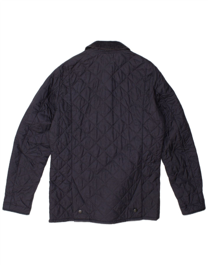 Мужская стеганая куртка Barbour UK 38 средний темно-синий полиамид