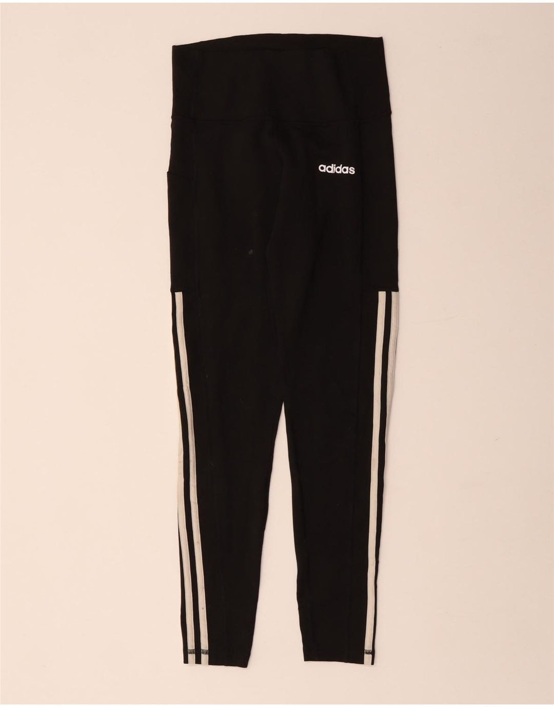 Женские леггинсы Adidas Climalite UK 8/10, маленькие, черные