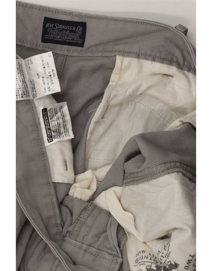 Мужские шорты-карго Levi's W38 XL, серые, хлопок