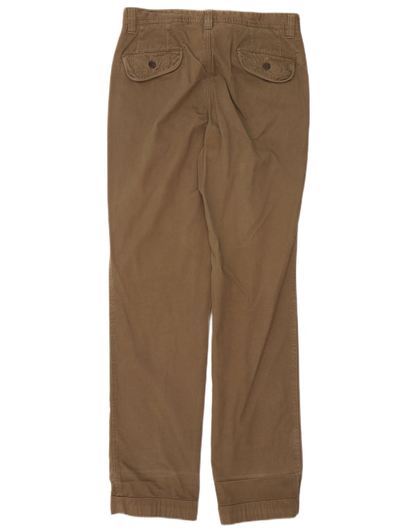 Мужские прямые брюки чинос Massimo Dutti EU 42, большие W32 L34, хлопок цвета хаки