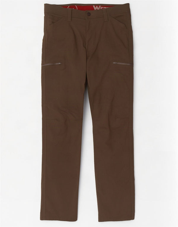 Мужские прямые брюки-карго Wrangler W32 L32, хаки, нейлон