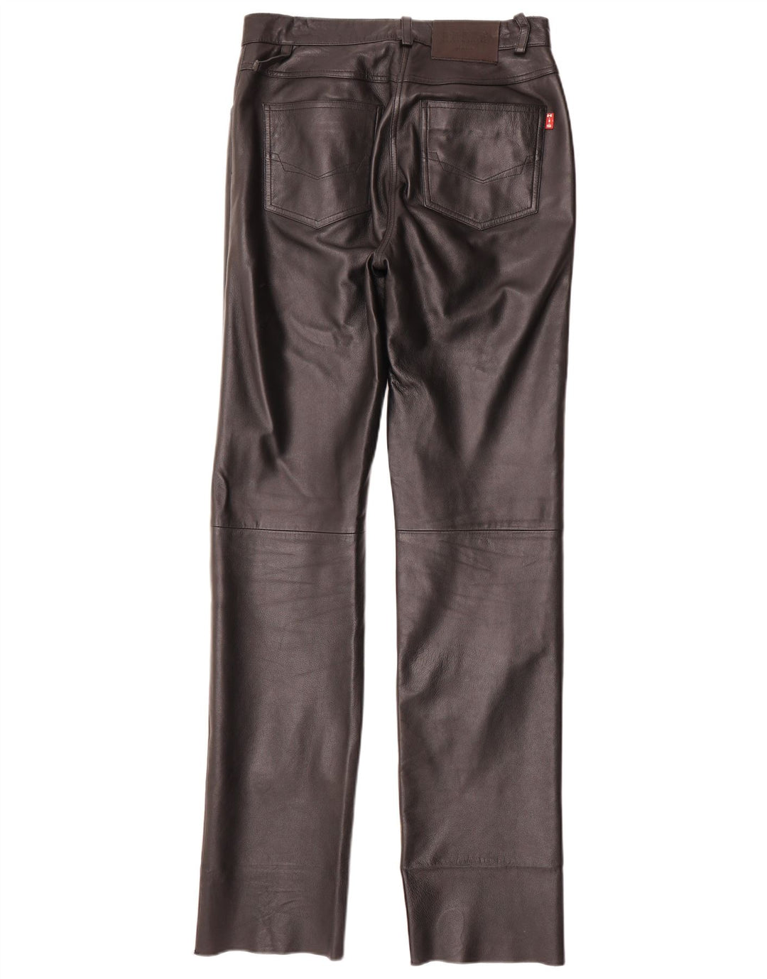 Брюки женские прямые кожаные H.I.S EU 38 Medium W28 L34 черные