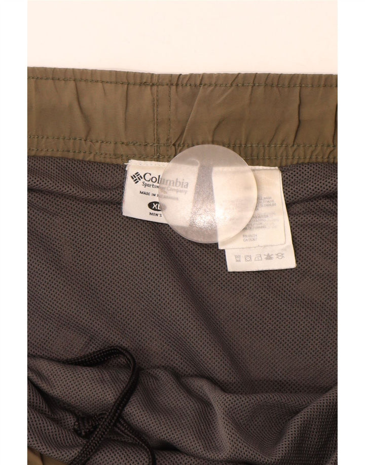 Мужские шорты-карго Columbia XL W40, полиэстер бежевого цвета