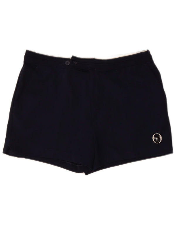 SERGIO TACCHINI Мужские шорты чинос IT 52 XL W34 Темно-синий полиэстер