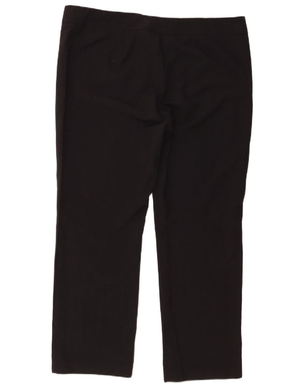 Женские прямые повседневные брюки Marks & Spencer UK 20 2XL W42 L29 черные