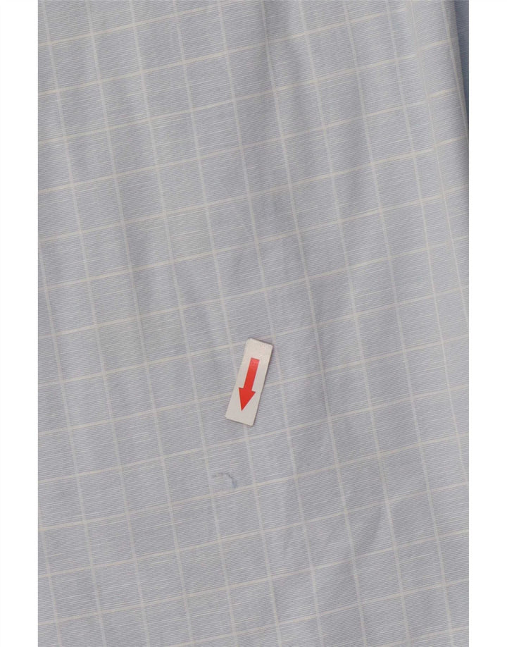 Мужская рубашка Massimo Dutti 2XL, синяя клетка, хлопок