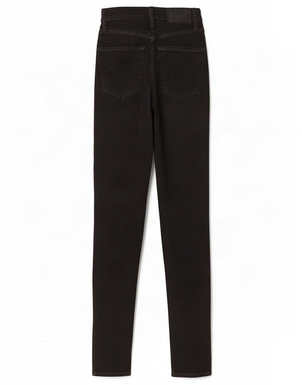 Женские джинсы суперскинни Levi's Mile High W23 L32, черный хлопок