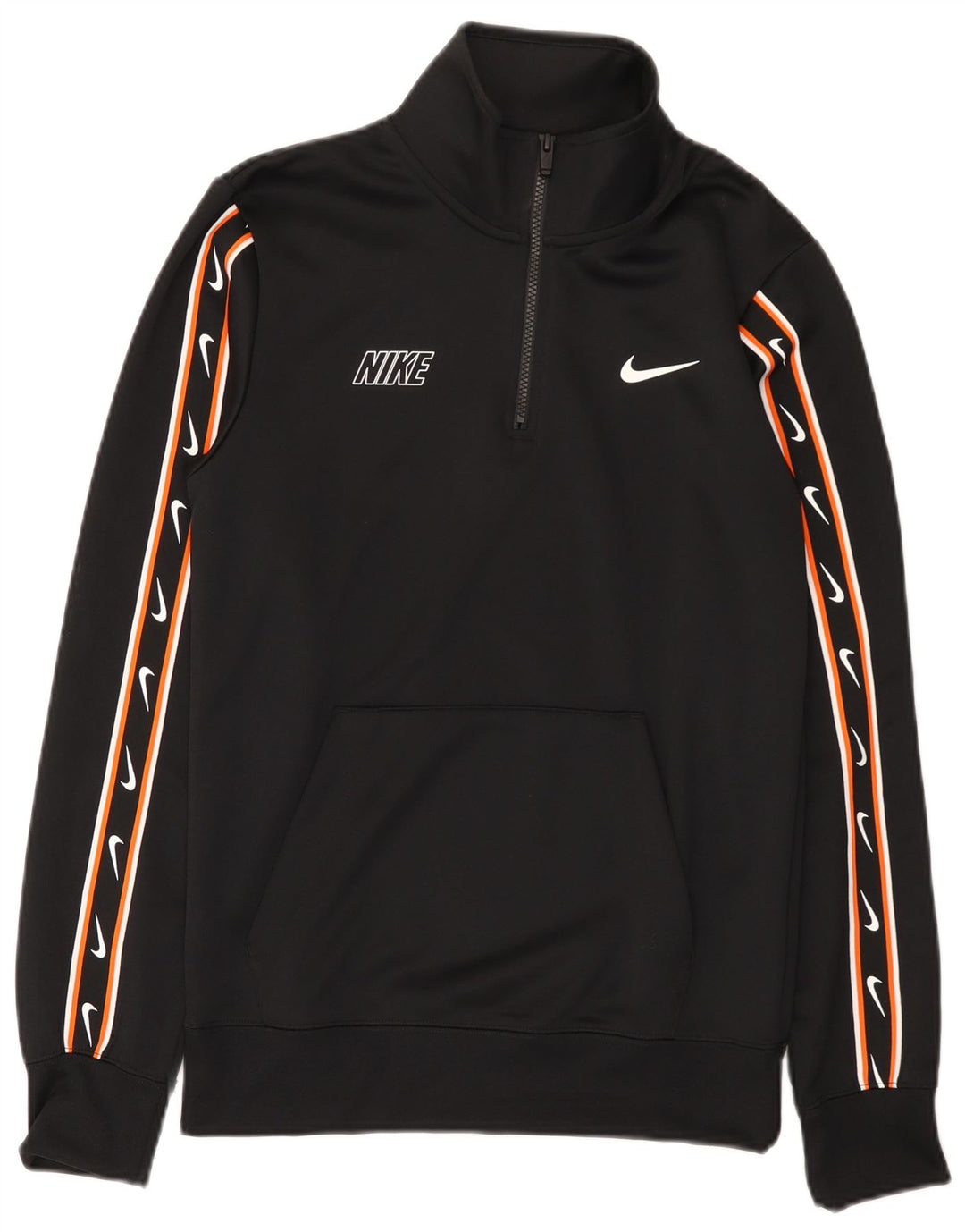 Мужской свитшот на молнии с рисунком Nike XS, черный полиэстер