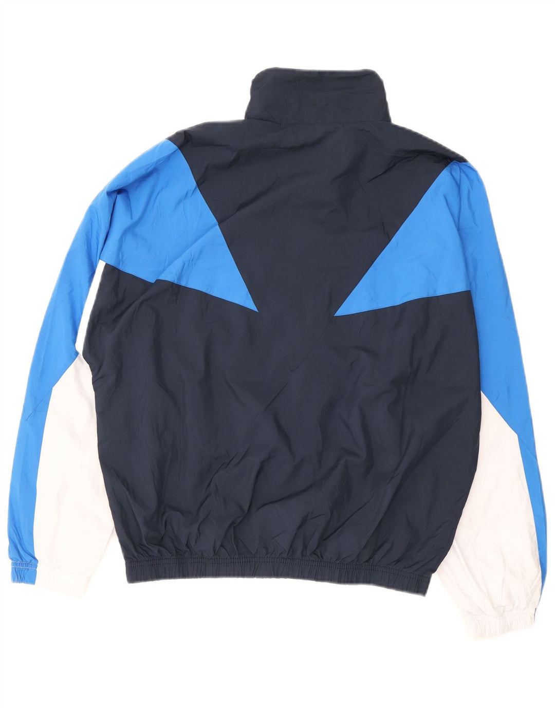Мужская спортивная куртка Sergio Tacchini среднего размера, темно-синяя, с цветными блоками