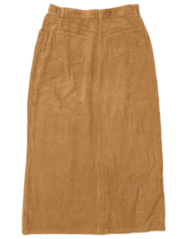 Hess Natur Женская вельветовая юбка с высокой талией EU 38 Medium W28 Бежевая