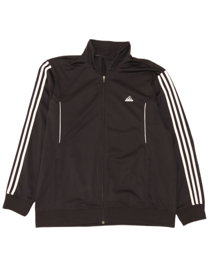 Мужская спортивная куртка Adidas Climalite XL, черный полиэстер