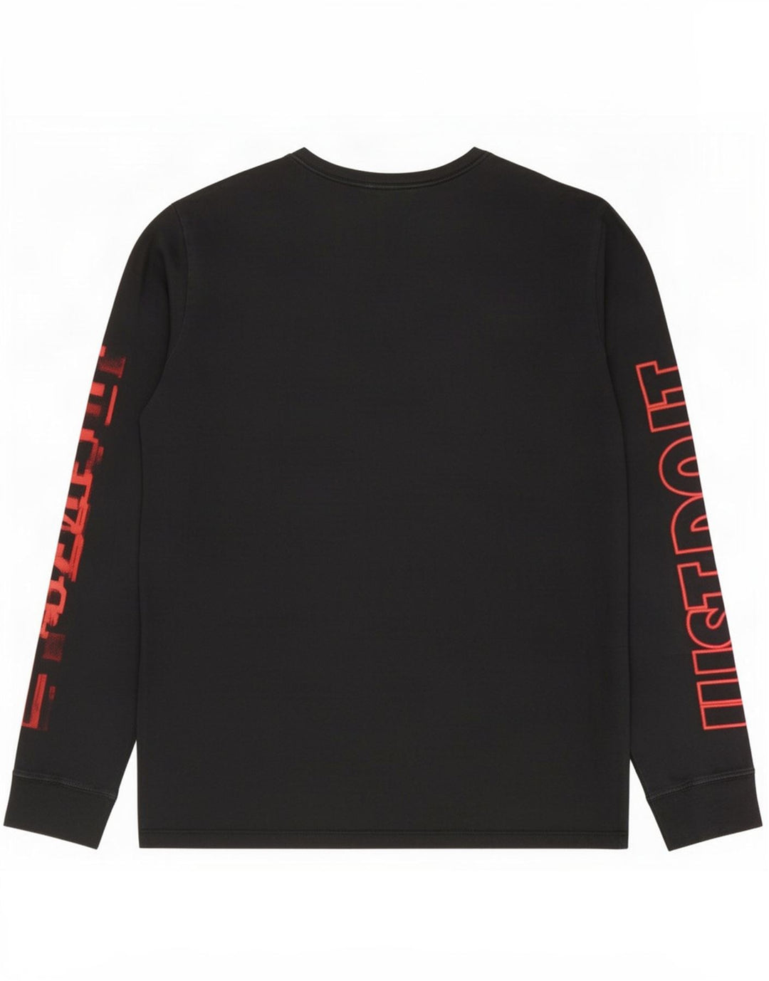Мужской топ с графикой Nike Athletic Cut, длинный рукав, большой черный, хлопок