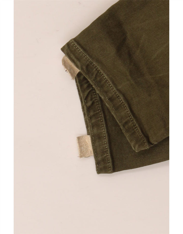 Женские джинсы узкого кроя Zara EU 40 Medium W30 L27 Хаки с цветными блоками
