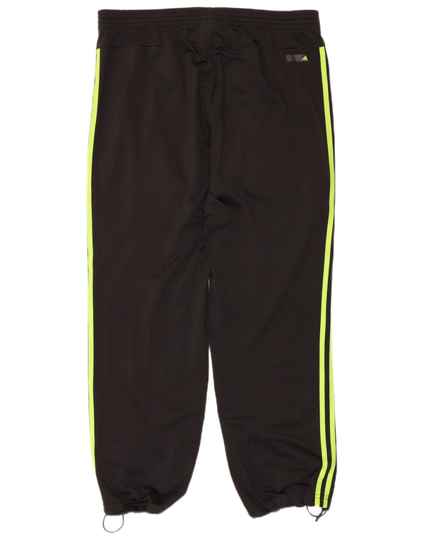 Adidas Mens Tracksuit Trousers Joggers UK 44/46 Large Black Polyester