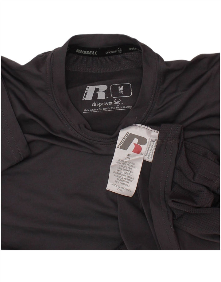 Футболка Dri-Power для мальчиков Russell Athletic, верх, 7–8 лет, средний серый полиэстер