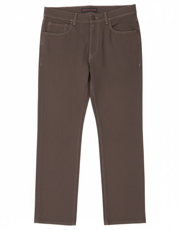 Trussardi Женские прямые повседневные брюки W33 L29 Серый полиэстер