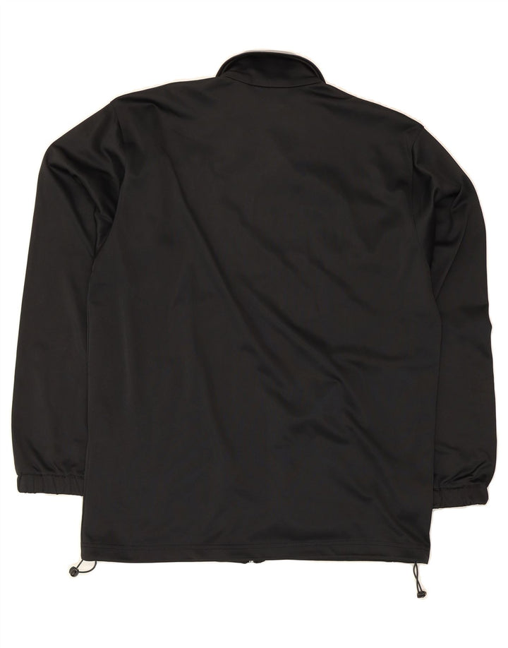 DIADORA Mens Tracksuit Top Jacket UK 44 XL Black Polyester Vintage Diadora and Second-Hand Diadora from Messina Hembry 