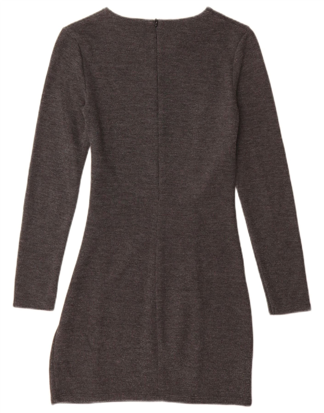 Женское платье-джемпер Zara UK 8, маленькое серое, хлопок