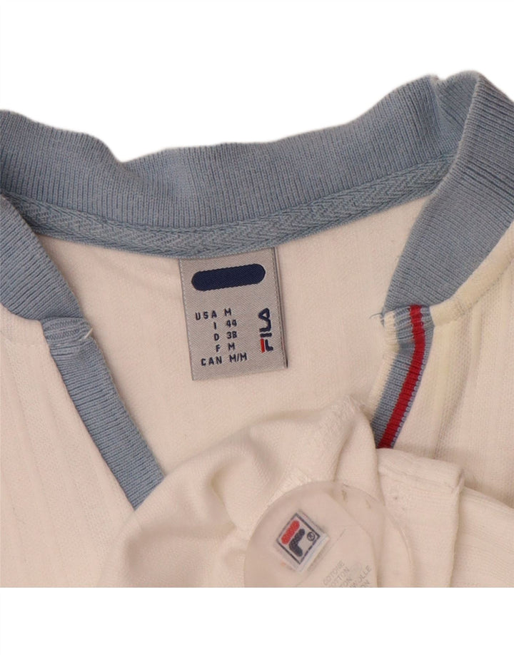 Fila Женский Жилет IT 44 Средний Белый Хлопок