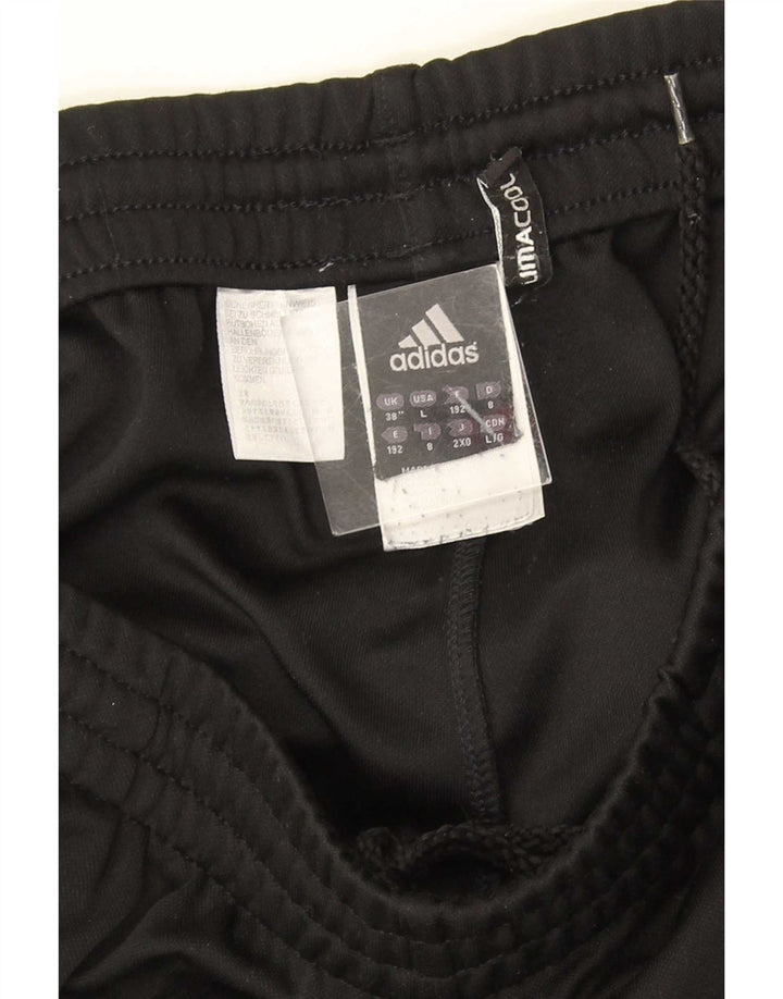 Мужские спортивные брюки Adidas Climacool XL, черные с цветными блоками