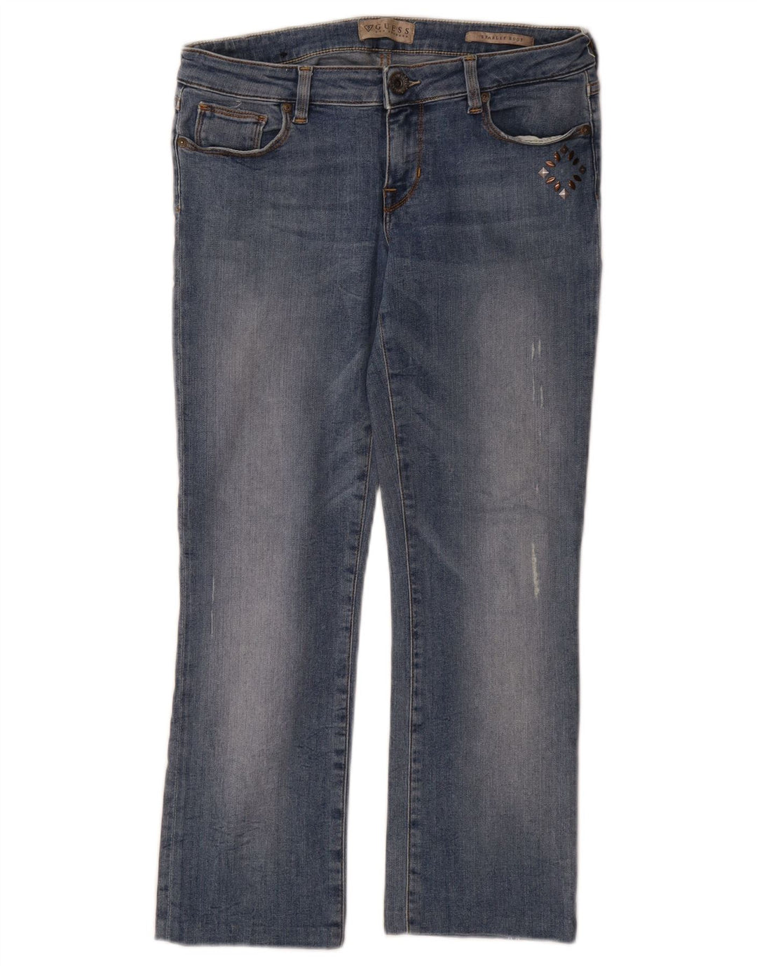Женские джинсы Guess Starlet Bootcut W28 L25, синие, хлопок