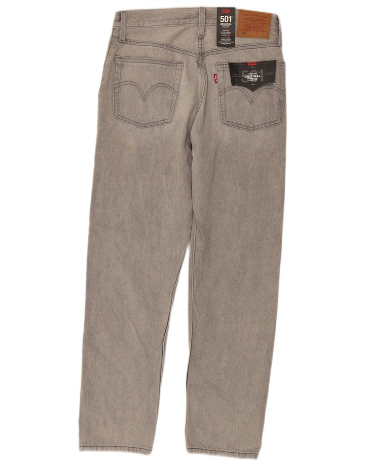 Женские прямые джинсы Levi's 501 W26 L28, серый хлопок