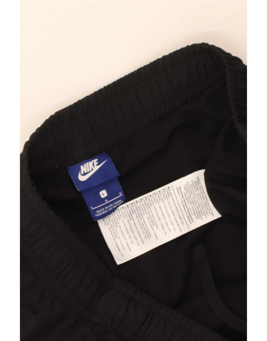 Мужские спортивные брюки Nike, большие черные брюки из полиэстера