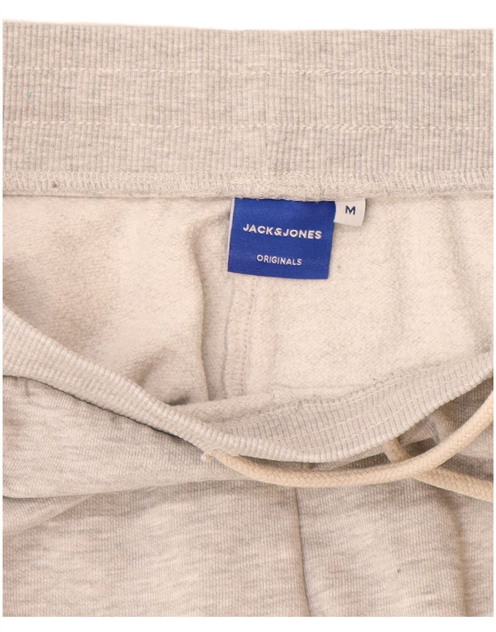 Мужские спортивные брюки JACK & JONES, джоггеры, средний серый хлопок с крапинками