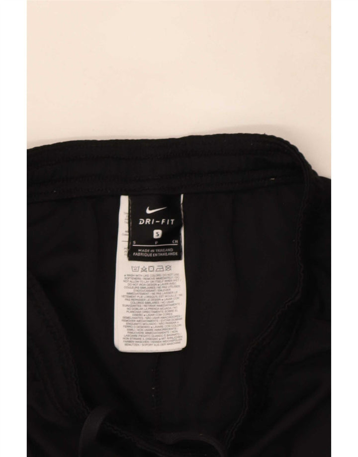 Женские спортивные шорты Nike Dri Fit UK 8, маленькие черные, полиэстер с цветными блоками