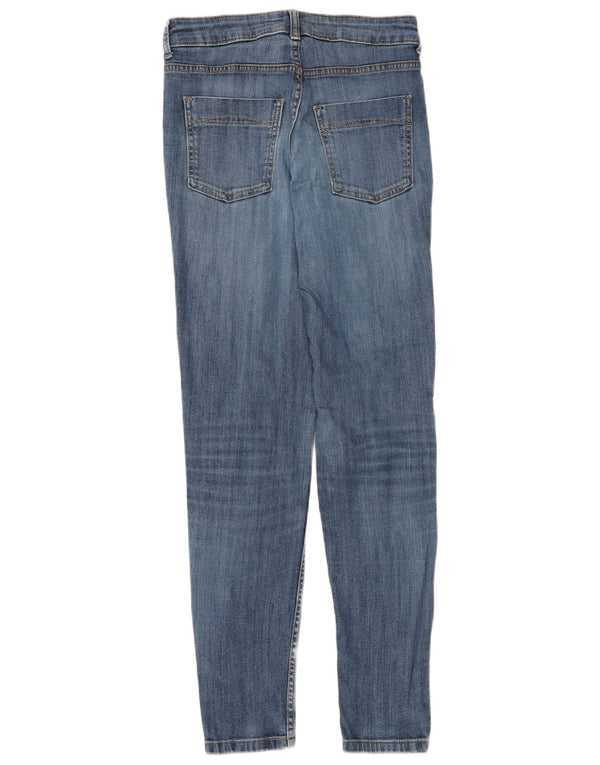 Женские джинсы скинни Marks & Spencer UK 8, маленькие W27 L29, синие, хлопок