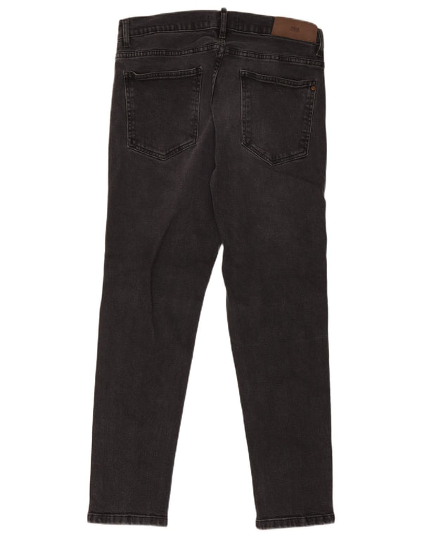 Мужские джинсы скинни Zara EU 44, большие W34 L29, черный хлопок