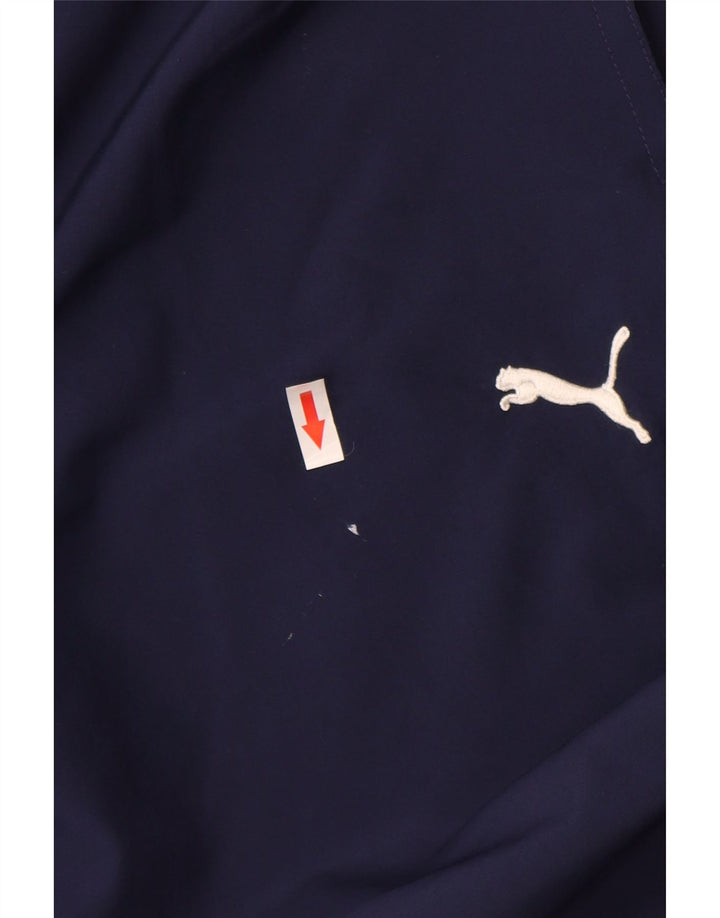 Мужские спортивные брюки Puma, джоггеры, маленькие, темно-синие, полиэстер