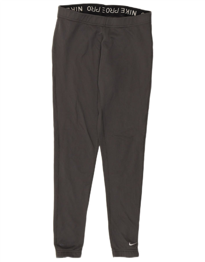 Женские леггинсы NIKE Dry Dry, размер США 0/2 XS, серый полиэстер