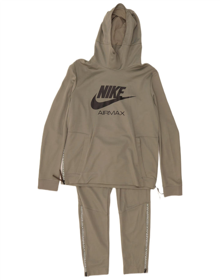 Мужской спортивный костюм Nike с рисунком, средний цвет, хаки, хлопок