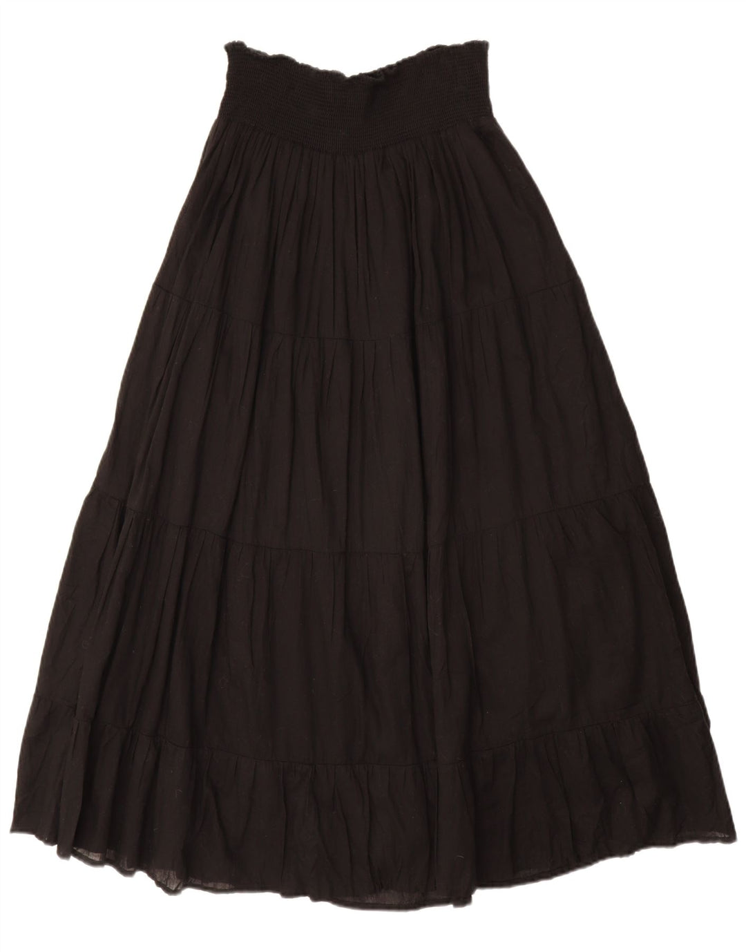 Женская юбка-трапеция с завышенной талией ZARA, большая W30, черная